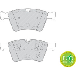  stabdžių trinkelių rinkinys, diskinis stabdys <small>PREMIER ECO FRICTION</small>
