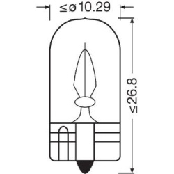  Kaitinamoji lempa, slenksčio lemputė <small>ORIGINAL</small>