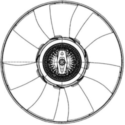  ventiliatorius, radiatoriaus