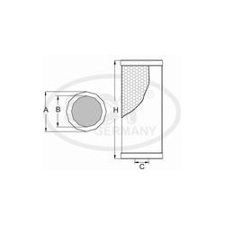  alyvos filtras <small>SH 420 P</small>