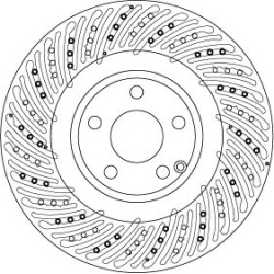  stabdžių diskas (1vnt) <small>TRW SINGLE</small>