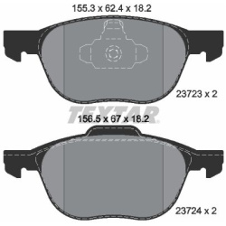  stabdžių trinkelių rinkinys, diskinis stabdys <small>Q+</small>