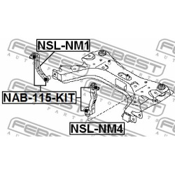  skersinio stabilizatoriaus komplektas