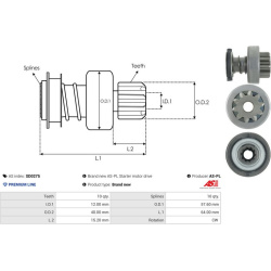  laisvos eigos pavara, starteris <small>AS</small>