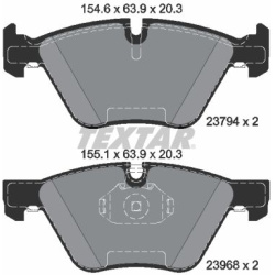  stabdžių trinkelių rinkinys, diskinis stabdys <small>epad</small>