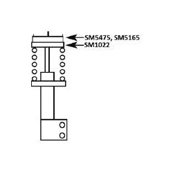  remonto komplektas, pakabos statramstis <small>Suspension Mounting Kit</small>