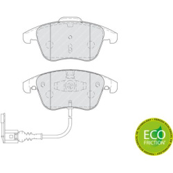  stabdžių trinkelių rinkinys, diskinis stabdys <small>PREMIER ECO FRICTION</small>