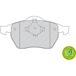  stabdžių trinkelių rinkinys, diskinis stabdys <small>PREMIER ECO FRICTION</small>
