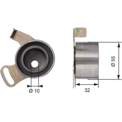  įtempiklio skriemulys, paskirstymo diržas <small>PowerGrip™</small>