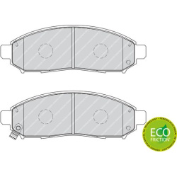  stabdžių trinkelių rinkinys, diskinis stabdys <small>PREMIER ECO FRICTION</small>