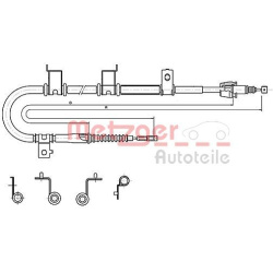  trosas, stovėjimo stabdys