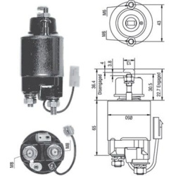  solenoidinis jungiklis, starteris