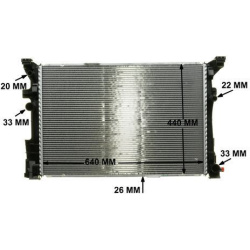  radiatorius, variklio aušinimas <small>BEHR *** PREMIUM LINE ***</small>