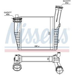  tarpinis suslėgto oro aušintuvas, kompresorius <small>** FIRST FIT **</small>
