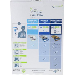  filtras, salono oras <small>VALEO PROTECT</small>