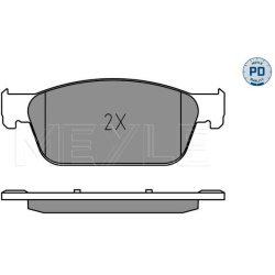  stabdžių trinkelių rinkinys, diskinis stabdys <small>MEYLE-PD: Advanced performance and design.</small>