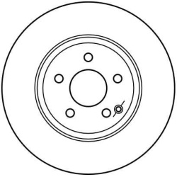  stabdžių diskas (1vnt) <small>TRW SINGLE</small>
