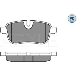  stabdžių trinkelių rinkinys, diskinis stabdys <small>MEYLE-PD: Advanced performance and design.</small>