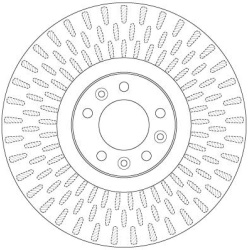  stabdžių diskas (1vnt) <small>TRW SINGLE</small>