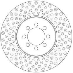  stabdžių diskas (1vnt) <small>TRW SINGLE</small>