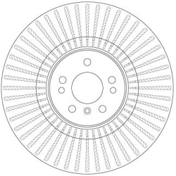  stabdžių diskas (1vnt) <small>TRW SINGLE</small>