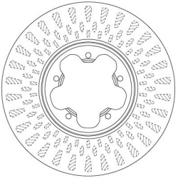  stabdžių diskas (1vnt) <small>TRW SINGLE</small>