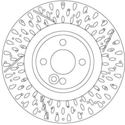  stabdžių diskas (1vnt) <small>TRW SINGLE</small>